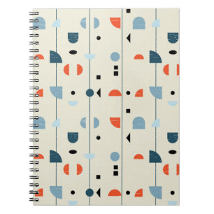 Abstract geometric seamless pattern inspired by mi notebook