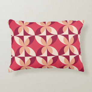 Abstract Geometric: Seamless Textile Design Decorative Cushion