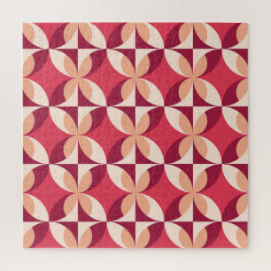 Abstract Geometric: Seamless Textile Design Jigsaw Puzzle