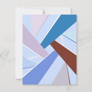 Abstract Geometric Shape 3 Card