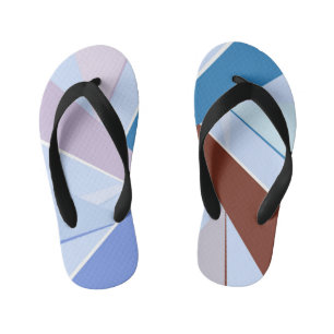 Abstract Geometric Shape 3 Kid's Jandals
