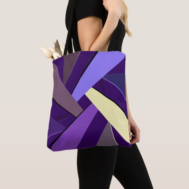 Abstract Geometric Shape 5 Tote Bag (Close Up)