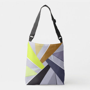 Abstract Geometric Shape 8 Crossbody Bag