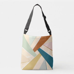 Abstract Geometric Shape Crossbody Bag