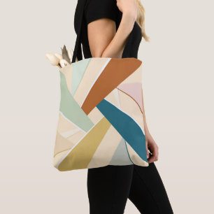 Abstract Geometric Shape Tote Bag