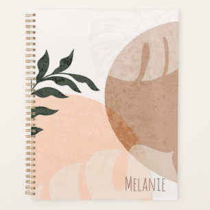 Abstract Geometric Shapes and Plants Name Planner
