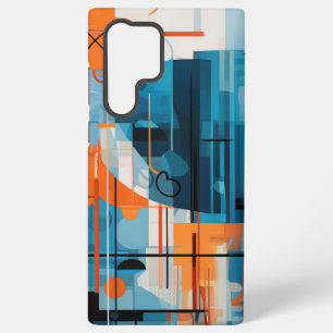  Abstract geometric shapes composition Samsung Galaxy Case