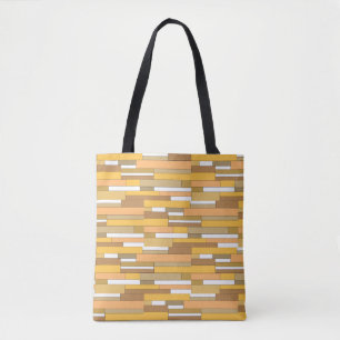 Abstract geometric shapes in beige & peach tones tote bag