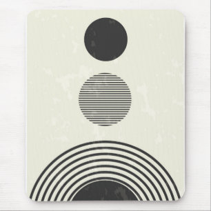 Abstract Geometric Shapes Mouse Pad