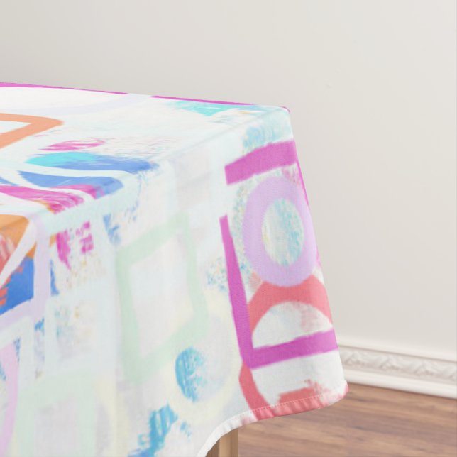 Abstract Geometric Shapes Tablecloth (In Situ)