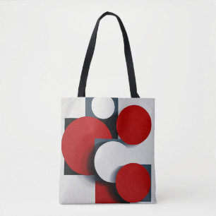 Abstract geometric shapes tote bag