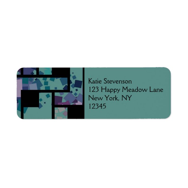 Abstract Geometric Squares (Front)
