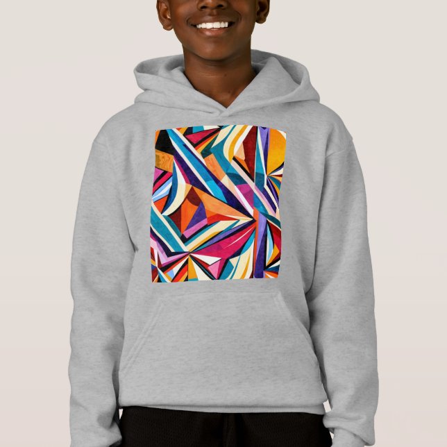 Abstract geometric surface art 1223-KId's Apparel (Front)