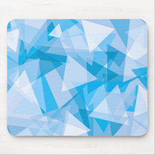 Abstract Geometric Triangle Pattern Mouse Pad