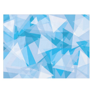 Abstract Geometric Triangle Pattern   Tablecloth