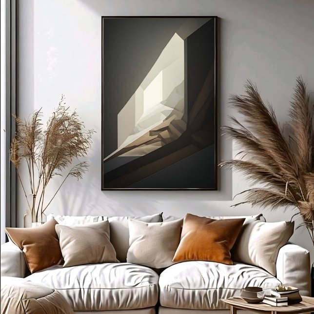 Abstract Geometric Tunnel Light Design Poster (Creator Uploaded)