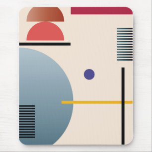 Abstract geometric wall art  mouse pad