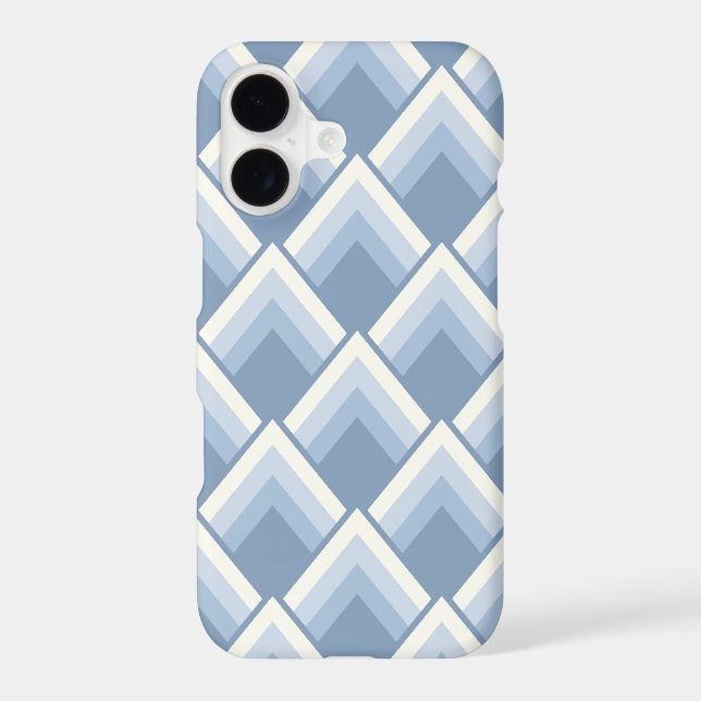 Abstract geometrical, blue and off white 2 Case-Ma (Back)