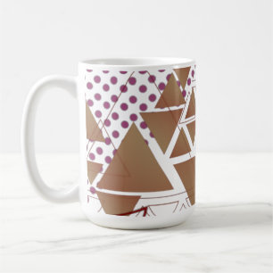 Abstract geometrical figures pattern  coffee mug