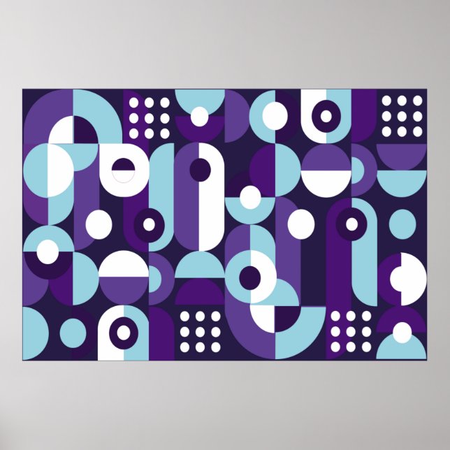 Abstract geometrical formsabstract,art,artwork,bac poster (Front)