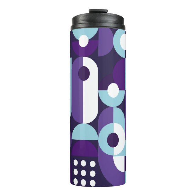 Abstract geometrical formsabstract,art,artwork,bac thermal tumbler (Front)