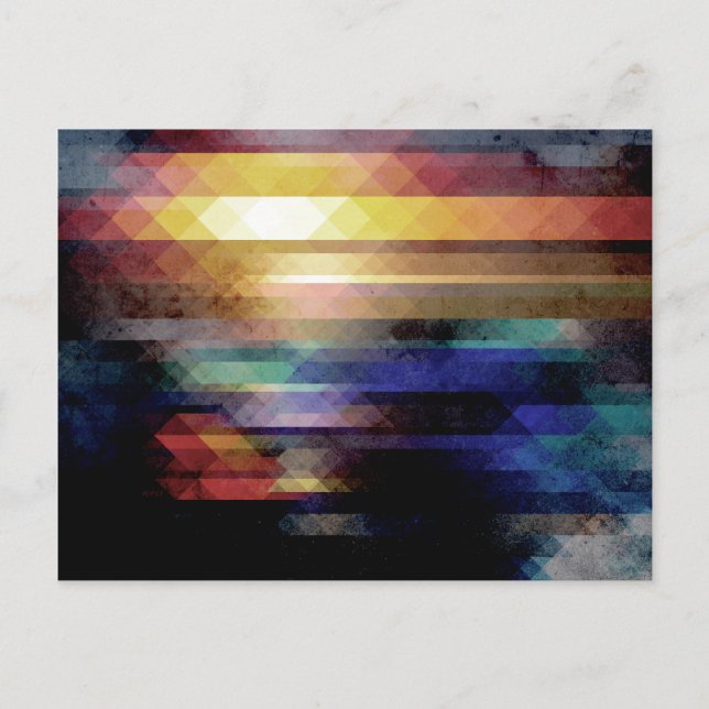 Abstract Geometry of Colours Postcard (Front)
