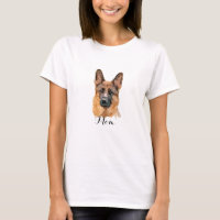 Abstract German Shepard T-Shirt