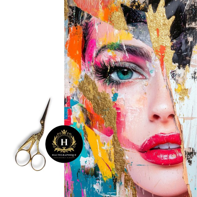 Abstract Gilded Resilience Art Decoupage Tissue Paper (Creator Uploaded)