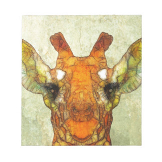 abstract giraffe notepad