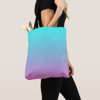 abstract girly pink turquoise ombre mermaid colour