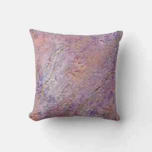 Abstract glam pink and gold texture effect  cushion