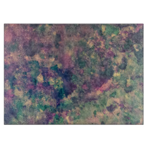 Abstract Glass Cutting Board