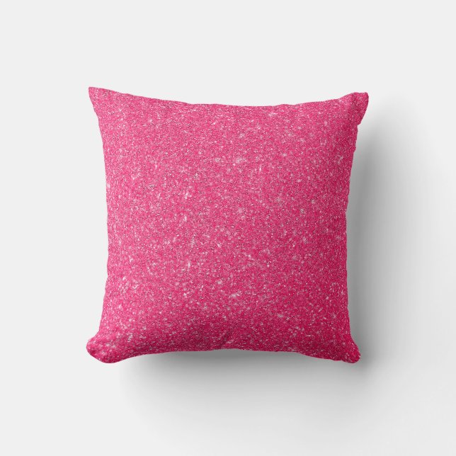Abstract glitter lights background. de-focusedback cushion (Front)