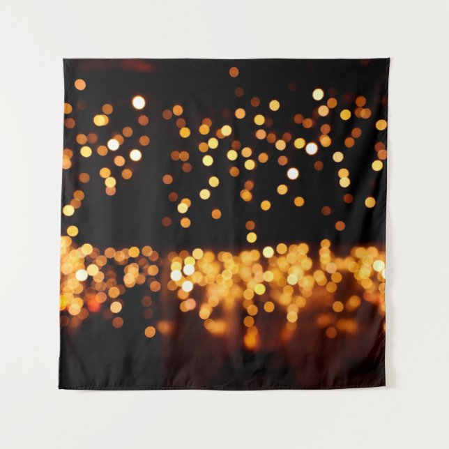 Abstract glitter lights tapestry (Front)