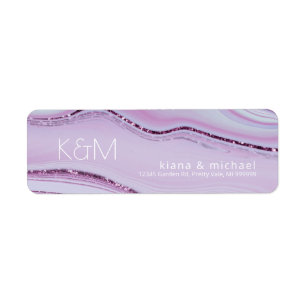 Abstract Glitter Strata Wedding Lilac ID903