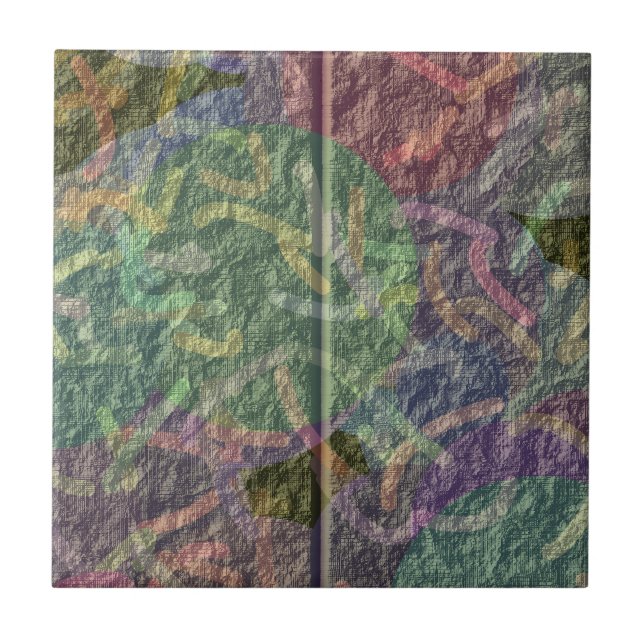 Abstract Glossy Tiles  (Front)