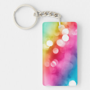 Abstract Glow Acrylic Keychain