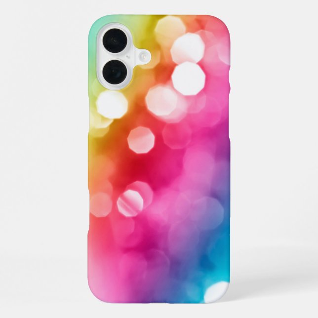 Abstract Glow iPhone 16 Plus Case (Back)