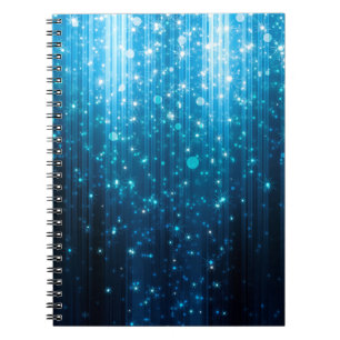 Abstract glowing background notebook