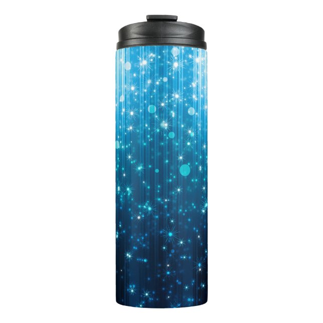 Abstract glowing background thermal tumbler (Front)