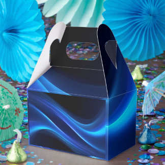 Abstract Glowing Wave Light Background | Modern Favour Box