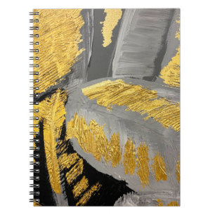 Abstract gold background luxury rich vintage grung notebook