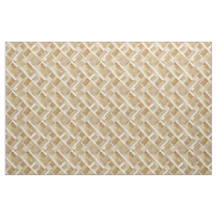Abstract Gold Geometric Pattern with Metallic Fabric