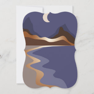 Abstract gold landscape