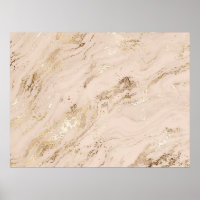 Abstract gold marble with glitter waves