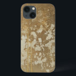 Abstract Gold Painting with Silver Speckles iPhone 13 Case<br><div class="desc">Megan Meagher created this abstract gold painting that features silver speckles. A very contemporary piece,  art lovers should add this piece to their collection ASAP!</div>