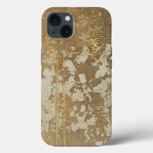 Abstract Gold Painting with Silver Speckles iPhone 13 Case