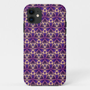 Abstract Gold Pink Flowers Case-Mate iPhone Case