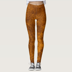 Abstract gold rustic paper leggings