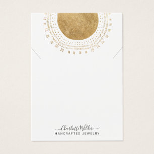 Abstract Gold Sun Handcrafted Faux Foil Product